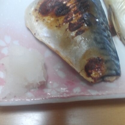 大葉なくてすいません(^_^;)グリル汚れず、美味しい焼き魚が食べれて幸せです♪ごちそうさまでした!